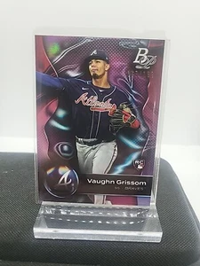 2023 Bowman Platinum Vaughn Grissom #70 Rookie RC Pink /199 Atlanta Braves - Picture 1 of 3
