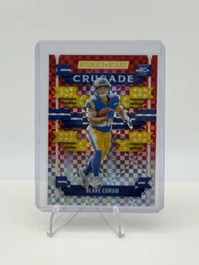 Blake Corum 2024 Panini Rookies & Stars Crusade Red Plaid C-BCM - Picture 1 of 2