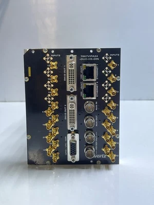 Evertz 7867VIPA24-DUO-HS-DIN HD/SD Display Processor Multiviewer - Image 1 of 4