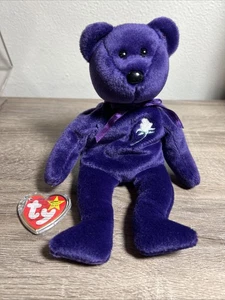Ty Beanie Baby PRINZESSIN Diana Bär 1997 mit PE PELLET - Bild 1 von 6