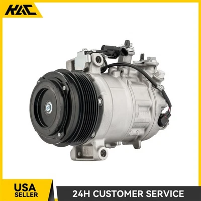 AC Compressor w/6-Groove For Mercedes-Benz C250 C300 W205 W213 E250 C253 GLC300 - Image 1 of 4