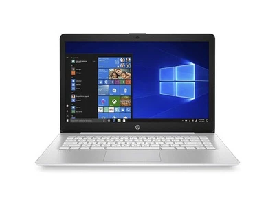 HP 14-ds0030nr 14" HD Laptop AMD A4-9120e 4GB 32GB eMMC Win10 Home S D GRADE - Image 1 of 4
