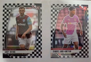 2024-25 Prizm Premier League Soccer Andy Irving / Samuel Checker B&W Rookie Lot - Picture 1 of 5