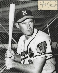 Joe Adcock Autographed Signed 8x10 Photo - MLB Braves Reds Indians Angels w/COA - Picture 1 of 1