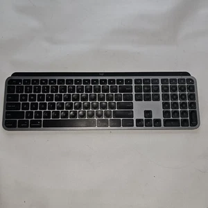Logitech MX Keys For Mac Advanced Wireless Keyboard SLV Backlit Tested Working - Picture 1 of 9
