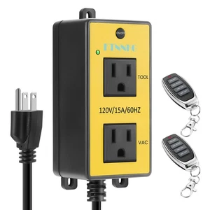 Automatischer Vakuum-Fernschalter, Load Sensing Steckdosen, Elektrowerkzeug/Tischkreissäge drehen... - Bild 1 von 9