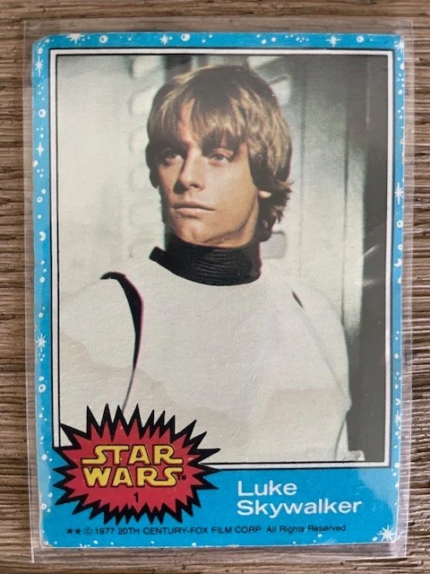 1977 Topps Star Wars Luke Skywalker #1 - Image 1 of 2