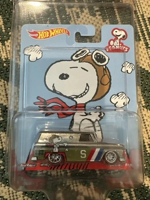 Hot Wheels Peanuts SNOOPY 64 GMC PANEL 2014 Cultura Pop Real Riders Sellado Nuevo Foto 1 de 4