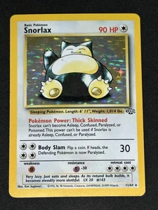 Ronflex / Snorlax French 11/64 Holo Jungle  Pokemon Card TCG  - 1999  LP Light P - Picture 1 of 2