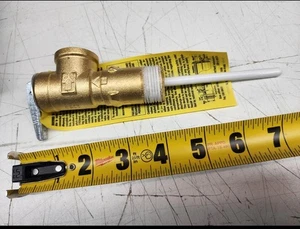 Watts SL100XL 3/4" Bronze T&P Relief Valve Self Closing w/ Extended Shank 210°F - Picture 1 of 3