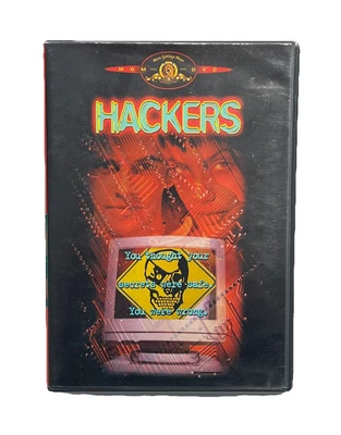Hackers (DVD, 1998) W/Insert - Jonny Lee Miller, Angelina Jolie - Tested ! - Image 1 of 4