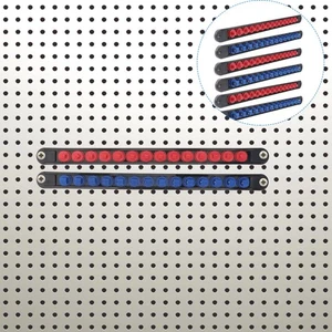 6 Pcs Socket Holder Spanner Storage Rack Drive Rail Holders Sleeve - Picture 1 of 12