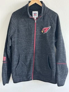 Arizona Cardinals Jacket Men’s Large Dark Gray Long Sleeve Full Zip NFL GIII - Picture 1 of 9