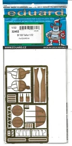 Detalles de grabado fotográfico de tifón Eduard Bf-108 en 1/32 452 para kit Eduard ST - Imagen 1 de 2