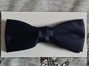 Vintage blue Royal Rust Resistant Clip on Bowtie 1950s or 1960s. - Picture 1 of 6