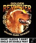 Beautiful Loyal Golden Retriever Show Dog Art Printed On Short Sleeve Shirt 707