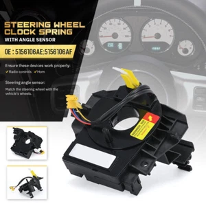1PC Clock Spring For Jeep Wrangler JK 2007-2018 With Angle Sensor Steering Wheel - Picture 1 of 7