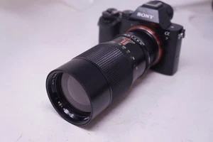 SONY E MOUNT ADAPTED 200mm Vivitar F/3.5 TELEPHOTO ZOOM LENS A7 NEX,A6000 - Picture 1 of 11