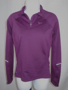 Maglione donna Nike Dri Fit running 1/4 zip running plumb taglia small - Foto 1 di 5