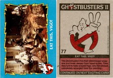 1989 Columbia Pictures GHOSTBUSTERS II Trading Card 77