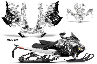 Graphic Stickers Decals For Ski Doo Gen 4 MXZ Renegade Summit 850 17-21 REAPER W - Image 1 of 2