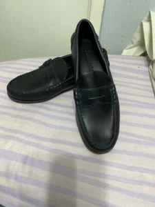Zapatos mocasín de centavo negro Sebago Docksides para hombre £120 - Imagen 1 de 10