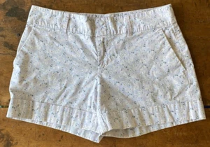 Tommy Hilfiger Womens Cuffed Shorts Lilac Floral Size 10 - Picture 1 of 7