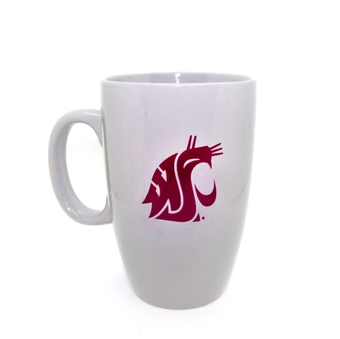 Washington State Cougars NCAA Logo Ceramic Coffee Mug Tea Cup 15 oz Grey Cover