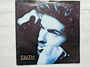 George Michael: Faith b/w Hand To Mouth 1987 CBS Vlado Carrollton 1B/1A Press NM - Picture 1 of 8