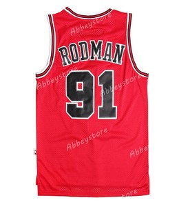dennis rodman basketball jersey