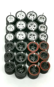 5 Speichen 12mm+10mm Gummireifen - 12 Sätze - Bild 1 von 5