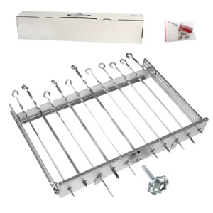 Edelstahl Spießdreher für 11 Spieße Grill Schaschlik Mangal  ohne Motor Manuell - Bild 1 von 1