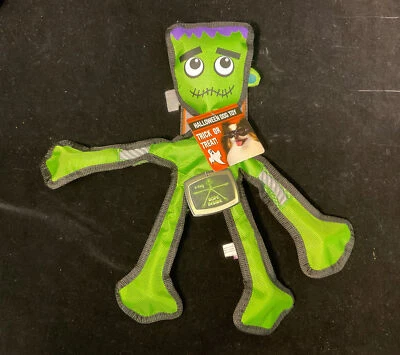 NUEVO 16”x12” CUERDA FRANKENSTEIN MASCOTA PERRO JUGUETE ESPELUZNANTE HALLOWEEN Diversión Foto 1 de 4