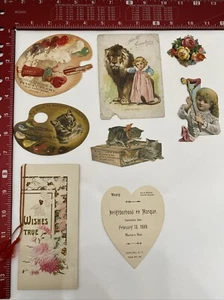 Antike Papierwerbung Ephemera und Karten 1899, 1909 Ny Nj Gebiet Katzen - Bild 1 von 23