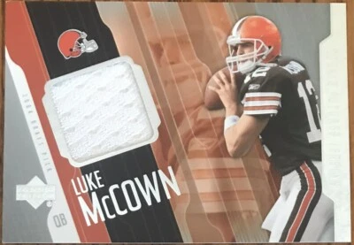 2004 Upper Deck Rookie Futures Jerseys Luke McCown RF-LM Cleveland Browns - Image 1 of 2