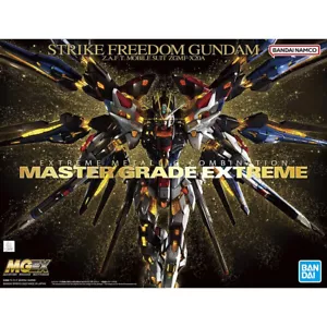 BANDAI MASTER GRADE EXTREME GUNDAM STRIKE FREEDOM 1A100 MODEL KIT METALLIC - Foto 1 di 1