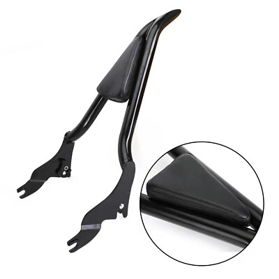 28" Tall Backrest Sissy Bar For CVO Touring Road King Glide Street 09-23 U4 US Foto 1 de 4