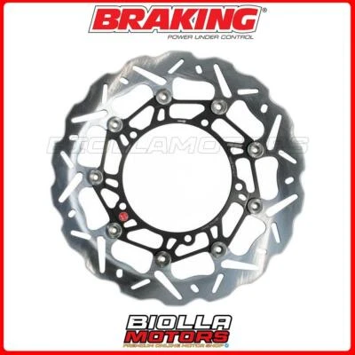 WK131L DISCO FRENO ANTERIORE SX BRAKING KTM DUKE R ABS 690 2015 - 2017 WAVE FLOT Foto 1 de 4