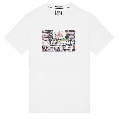 Camiseta blanca Weekend Offender Keyte gráfica PTSS2419 Foto 1 de 2