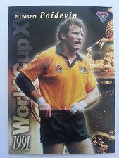 1995 Futera Rugby Union 1991 World Cup XV WC6 Simon Poidevin