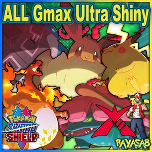 Pokemon 6IV Sword & Shield Gmax All 34 Bundle Ultra 🌟shiny🌟 Master Balls Home - Picture 1 of 13