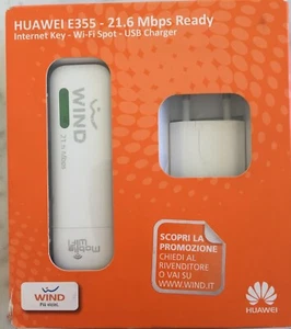 Chiavetta modem USB HUAWEI E355 3G DONGLE MicroSD - Foto 1 di 1