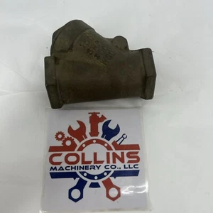 NEW NIBCO 1-1/4" NPT THREADED BRONZE Y SWING CHECK VALVE 150 SWP 300 WOG - Picture 1 of 6
