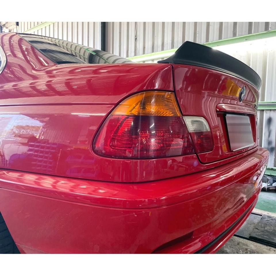 未上漆 PUF L 外观宝马 E46 Coupe 后后备箱唇锅 1999 - 2005 330Ci — 第 1/4 张图片