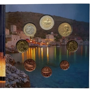 Greece Euro Coin Set 2016 BU Greek Tourism Peloponnese - Official Blister - Picture 1 of 6
