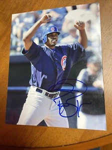 Signed 8x10 JACQUE JONES  Chicago Cubs Autographed photo w/COA - Picture 1 of 2