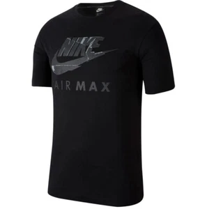 T-shirt maglietta uomo Nike Air logo - Nera - Large - Foto 1 di 1