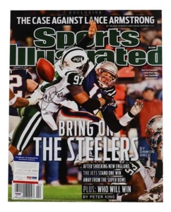 Calvin Pace Autographed New York Jets 16x20 PSA DNA COA Sports Illustrated Cover - Picture 1 of 1