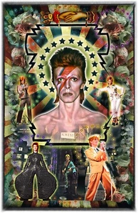 David Bowie Tribute Poster - 11x17" -- Vivid Colors - Picture 1 of 3