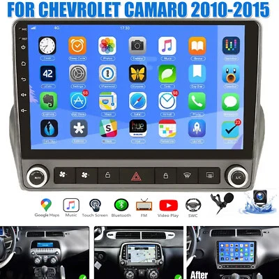 Apple Carplay Car GPS DSP Stereo Radio For Chevrolet Camaro 2010-2015 Android 13 - Изображение 1 из 4